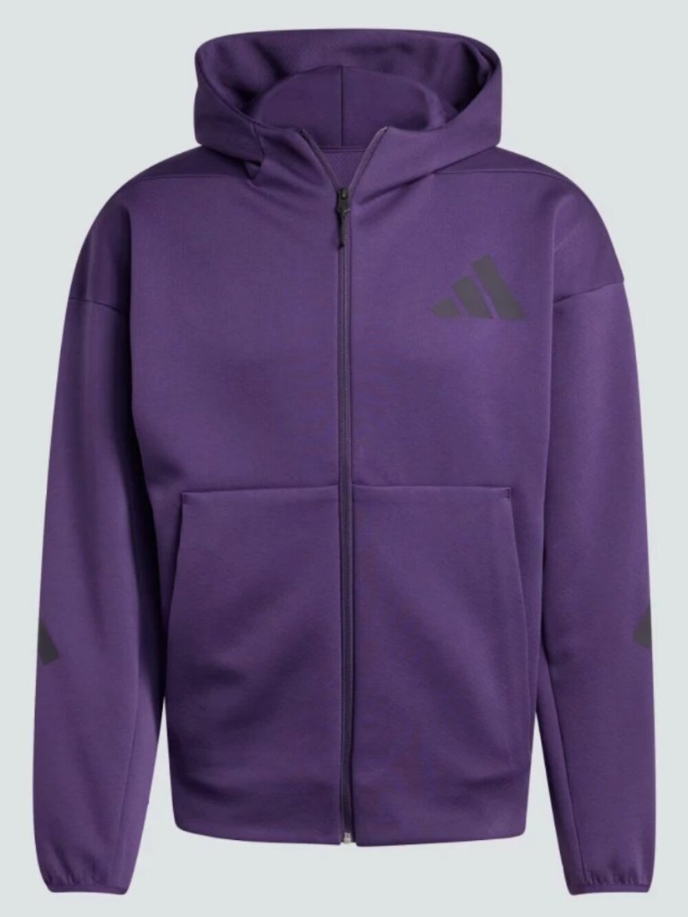 Adidas Mens Z.N.E. Full Zip Hoodie Aurora Plum / Purple Medium Tall NWT $110
